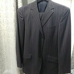 100% wool 3 button men suit